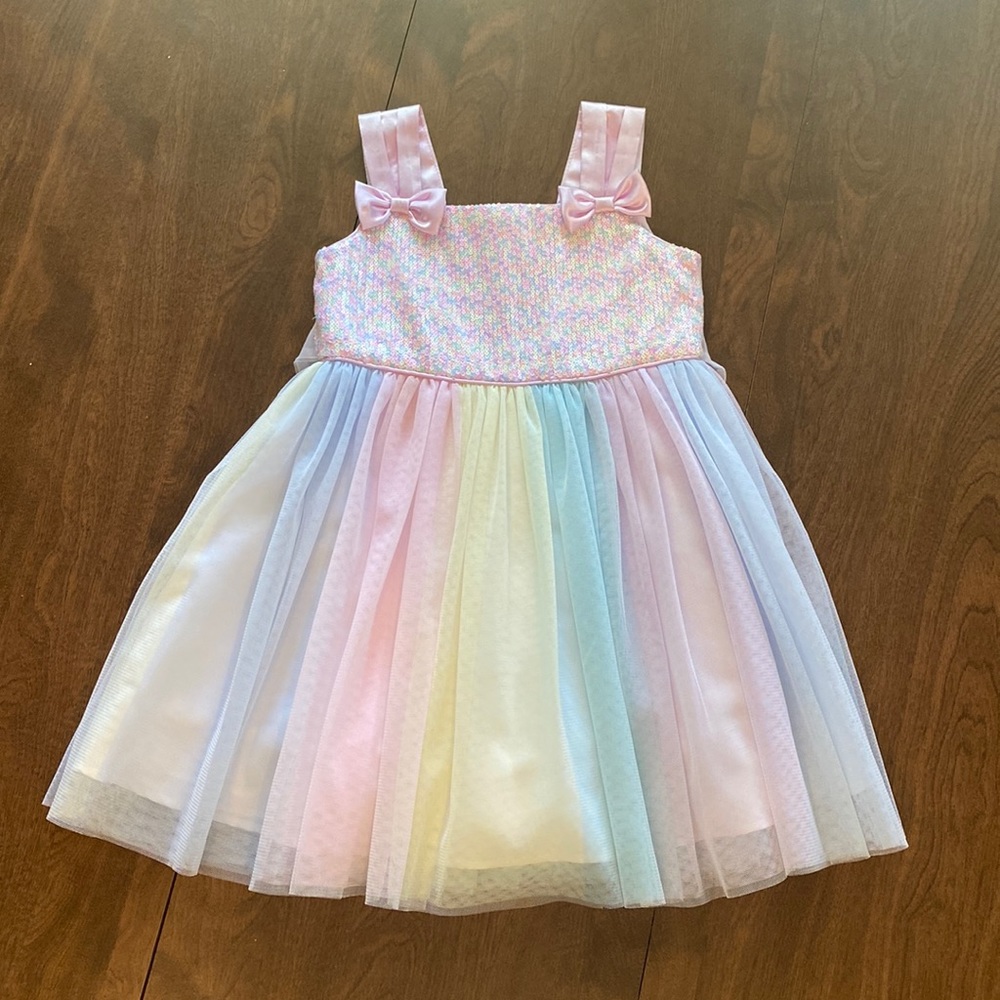 Rainbow Sequin Dress